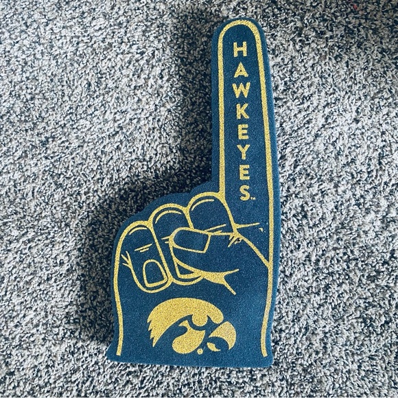 Hawkeyes Foam Finger in Blue and Gold - Picture 1 of 2